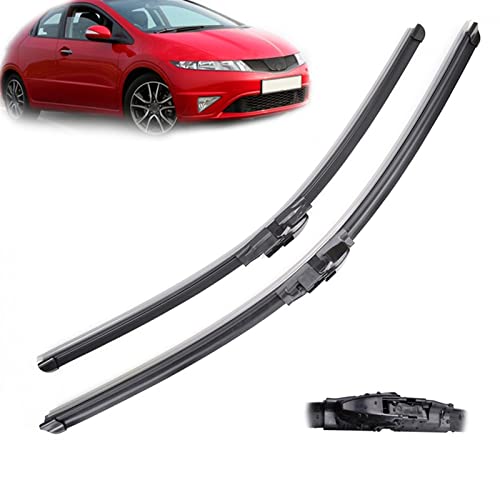 WITTSY Scheibenwischerteile 2 Teile/Satz Auto Frontscheibe Scheibenwischerblätter 26 "+23" Für Honda Für Civic 8 MK8 2011 2010 2009 2008 2007 2006 2005 von WITTSY