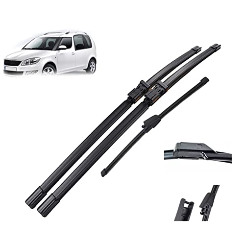 WITTSY Scheibenwischerteile 21 '' + 21 '' + 13 '' Windschutzscheibe Scheibenwischerblätter Set Vorne Hinten Scheibenwischer Für Skoda Für Roomster 2006 2007 2008 2009 2010 2011 2012 2013 WITTSY Scheibenwischerteile 21 '' + 21 '' + 13 '' Windschutzscheibe Scheibenwischerblätter Set Vorne Hinten Scheibenwischer Für Skoda Für Roomster 2006 2007 2008 2009 2010 2011 2012 2013 von WITTSY