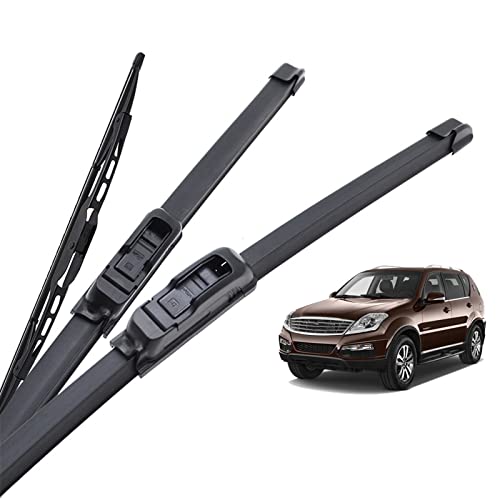 WITTSY Scheibenwischerteile Scheibenwischerblätter Auto Vorne Hinten Fenster Für SsangYong Für Rexton 2002-2010 2011 2012 2013 2014 2015 2016 2017 von WITTSY