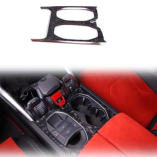 WITTSY Zubehör Echtes Carbonfaser-Lenkrad Mit Geschmiedetem Muster, Zentrales Bedienfeld, Komplettes Set Innenverkleidung Für Lamborghini Für Urus 2018–2020 2023 (Color : 11) von WITTSY
