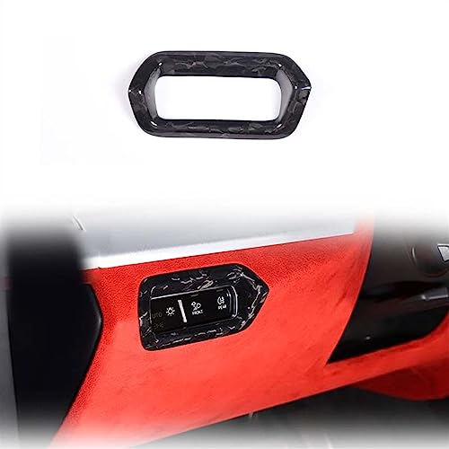 WITTSY Zubehör Echtes Carbonfaser-Lenkrad Mit Geschmiedetem Muster, Zentrales Bedienfeld, Komplettes Set Innenverkleidung Für Lamborghini Für Urus 2018–2020 2023 (Color : 24) von WITTSY