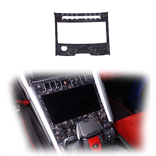 WITTSY Zubehör Echtes Carbonfaser-Lenkrad Mit Geschmiedetem Muster, Zentrales Bedienfeld, Komplettes Set Innenverkleidung Für Lamborghini Für Urus 2018–2020 2023 (Color : 9) von WITTSY