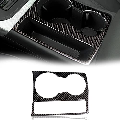 WITTSY Zubehör Real Carbon Fiber Für Audi A4 B8 A5 2009 2010-2016 LHD/RHD Center Control Getriebe Shift Panel Wasser Tasse Halter Abdeckung Aufkleber Trim, h6x8shn9 von WITTSY