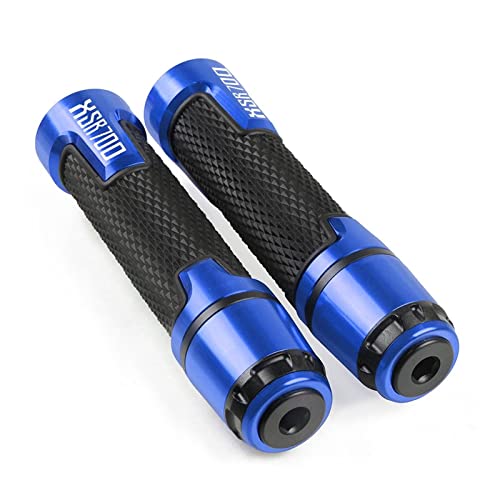 Griff 22mm Motorradknöpfe Anti-Rutsch-Scooter Griffenden Griffe Bar Handlenker Für XSR700 XSR 700 2014 2015 2016 2017 2018 Lenkerabdeckung(Blue) von WITTYL