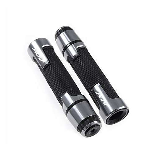 Griff 7/8 '' 22 Mm Motorradknöpfe Anti-Rutsch-Scooter Griffenden Griffe Bar Hand Lenker Lenkerabdeckung(Titanium) von WITTYL