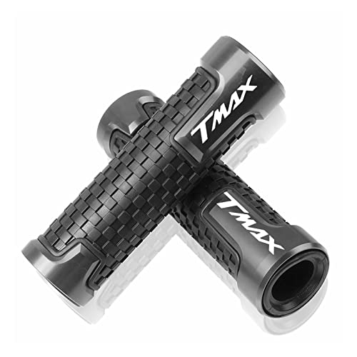 Griff 7/8 '' 22mm Motorrad Lenkergriffe Für TMAX T-MAX 530 500 560 TMAX500 TMAX530 SX DX 2016 2017 2018 2019 TMAX560 2020 Lenkerabdeckung(Grey) von WITTYL