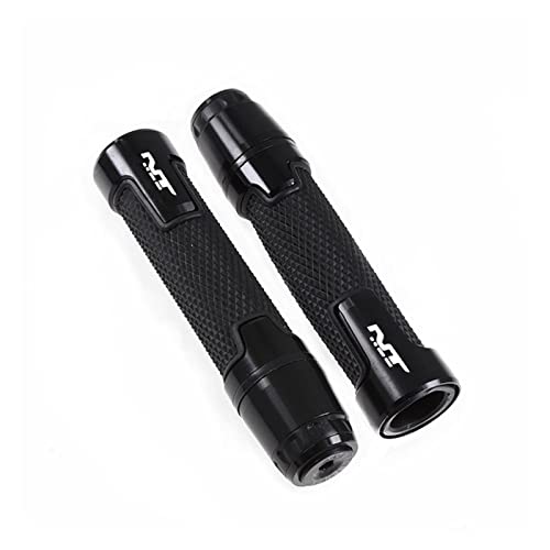 Griff 7/8 '' 22mm Motorradknöpfe Anti-Rutsch-Griffenden Griffstangen Handlenker Für NT1100 NT 1100 2022 Lenkerabdeckung(Black) von WITTYL