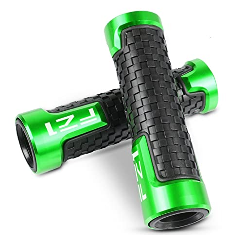 Griff 7/8 "22mm Universal Motorrad Lenker Lenkergriff FÜR FZ1N FZ1 Fazer FZ-1N 2001-2015 2009 2010 2011 2012 2013 Lenkerabdeckung(Green) von WITTYL