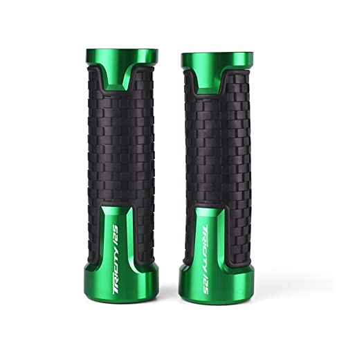 Griff CNC Motorrad Gasgriffe Aus Gummi Für Tricity 125 Tricity125 155 2018 2019 2020 2021 Motorradzubehör Lenkerabdeckung(Green) von WITTYL