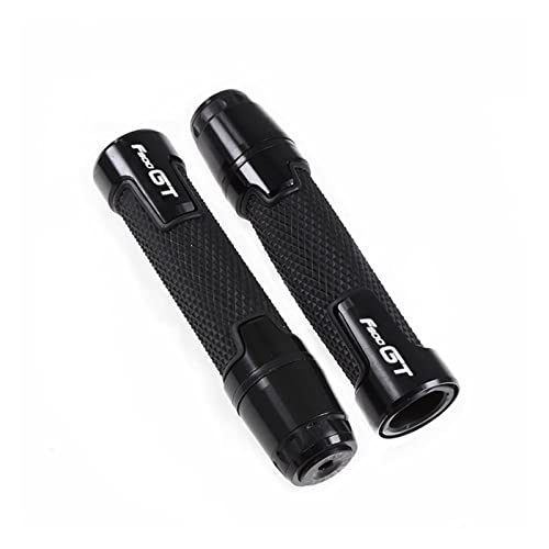 Griff F 800 GT Für BMW F800GT 7/8 '' 22 Mm Motorradknöpfe Anti-Rutsch-Griffenden Griffstangen Hand Handleba Lenkerabdeckung(Black) von WITTYL