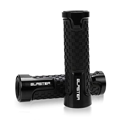 Griff FÜR Blaster YFS 200 Blaster YFS200 2005 2006 7/8 "22mm Motorrad Anti-Rutsch Lenker Lenker Handgriffe Zubehör Lenkerabdeckung(Black) von WITTYL