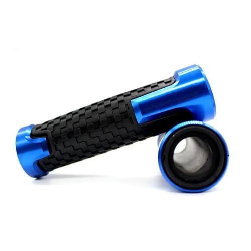 Griff FÜR CBR400RR Nc29 Nc23 CBR 400 RR CBR400 7/8 '' 22 Mm Motorradknöpfe Anti-Rutsch-Scooter Griffenden Griffstangen Handlenker Lenkerabdeckung(Blue) von WITTYL