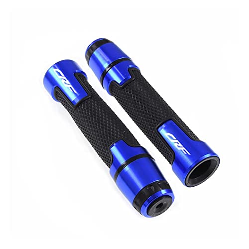 Griff Für CRF 250 450 R CRF250X CRF 450R 450X CRF450R Motorradknöpfe Anti-Rutsch-Scooter Griffenden Griffstangen Handlenker Lenkerabdeckung(Blue) von WITTYL