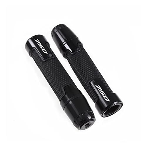 Griff Für FORZA 750 FORZA750 Motorrad Universal 7/8 "22mm Lenkergriffe Enden Griffkappen Lenkerstopfen Lenkerabdeckung(Black) von WITTYL