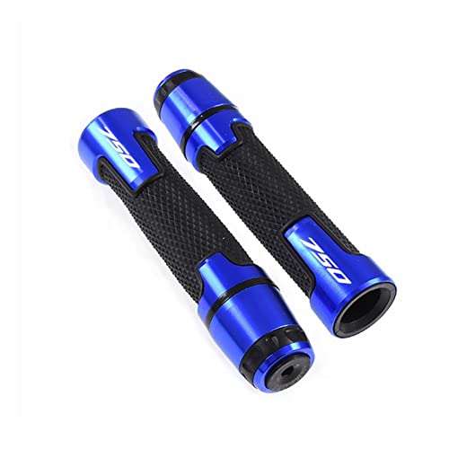Griff Für FORZA 750 FORZA750 Motorrad Universal 7/8 "22mm Lenkergriffe Enden Griffkappen Lenkerstopfen Lenkerabdeckung(Blue) von WITTYL
