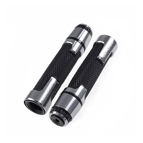 Griff Für SUZUKI GLADIUS 650 2010 GLADIUS 400 SV 650 SV650S 7/8 '' 22 Mm Motorradknöpfe Anti-Rutsch-Scooter Griffenden Griffstangen Lenkerabdeckung(Titanium) von WITTYL