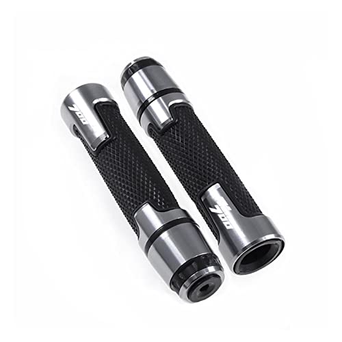 Griff Für Tenere 700 Tenere 700 Tenere700 Motorradknöpfe Anti-Rutsch-Scooter Griffenden Griffstangen Handlenker Lenkerabdeckung(Titanium) von WITTYL