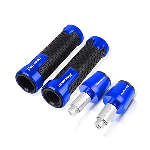 Griff Für V-MAX VMAX 1200 1985–2007 Motorrad 22 Mm 7/8 Zoll Lenkergriffe Gummigriff 1997 1998 1999 2000 2001 2002 2003 Lenkerabdeckung(16) von WITTYL