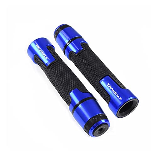 Griff Für XLV 600 650 700 TRANSALP XL600V XL650V XL700V 22mm Motorradzubehör Lenker Lenkergriffe Griffenden Lenkerabdeckung(Blue) von WITTYL
