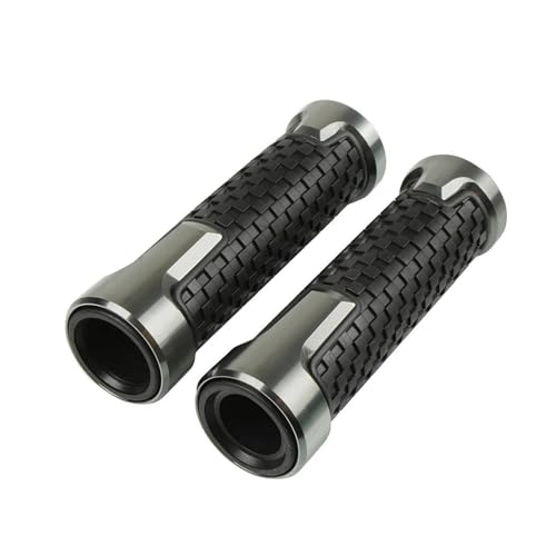 Griff Für Xmax300 Xmax 125 300 250 400 7/8'' 22mm Griff Griffenden Motorradenden Lenkergriffe Lenkerabdeckung(Grey) von WITTYL