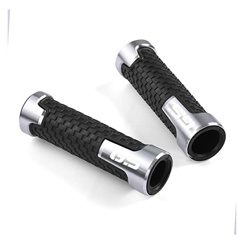 Griff GS Für BMW F850GS F750GS F800GS F700GS F900GS ADV ADVENTURE Motorrad Rutschfeste Lenkergriffe Gas CNC Lenkergriffe Lenkerabdeckung(Silver) von WITTYL