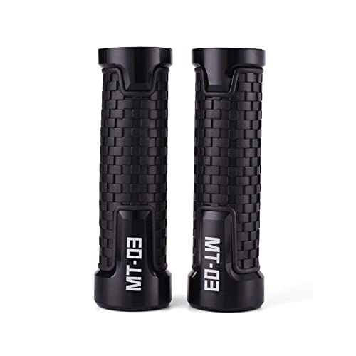 Griff MT-03 Für MT03 MT 03 2005-2016 2017 2018 2019 2020 2021 Motorrad Rutschfeste Lenkergriffe Gas CNC Lenkergriffe Lenkerabdeckung(Black) von WITTYL