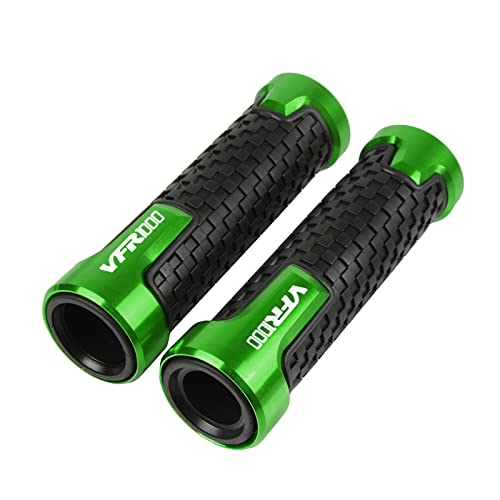 Griff Motorrad 22mm 7/8" CNC Lenker Handgriffe Gummigriff Zubehör Für VTR1000F 2005 2006 VFR 1000F VFR1000 F Lenkerabdeckung(5) von WITTYL