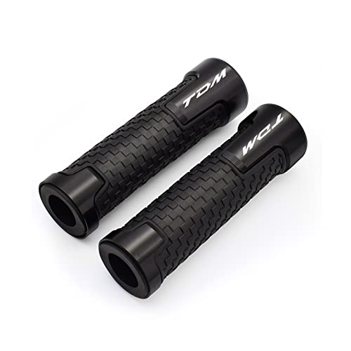 Griff Motorrad CNC Lenkergriffe Lenkergriff Handgriffe Für TDM 850 TDM850 1991-2020 2021 TDM 900 TDM900 2004-2021 Lenkerabdeckung(Black) von WITTYL