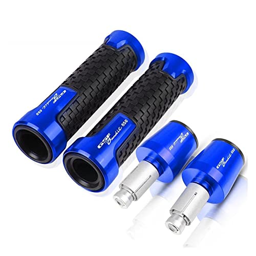 Griff Motorrad Lenker Lenkergriffe Enden Plug Slider Für SUZUKI Bandit 1200 GSF1200 GSF1250 GSF650 BANDIT 2007 2008 2009-2012 Lenkerabdeckung(Blue) von WITTYL