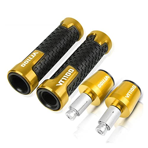 Griff Motorrad Lenkergriff Lenkerendstopfen Für VT1100 1995-2007 VTX1300C VTX1300 2003-2019 XRV750 AFRICA TWIN 1989-2003 Lenkerabdeckung(7) von WITTYL