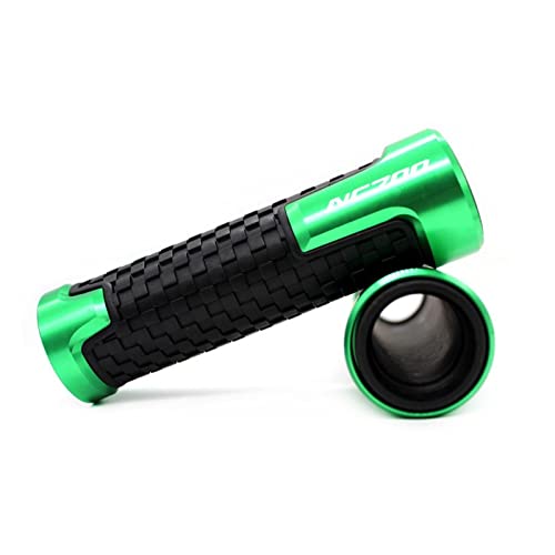 Griff NC 700 X Motorrad Handgriffe Lenkerendkappe Stecker 7/8" 22MM Lenkerenden FÜR NC700X NC700 X NC 700X Lenkerabdeckung(Green) von WITTYL