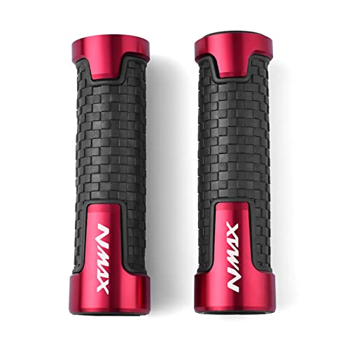 Griff Nmax Motorrad-Lenkergriff Anti-Rutsch-Lenker Motorrad-Handgriffe Für N-max 125 155 Nmax125 N-max155 2017-2021 Lenkerabdeckung(Red) von WITTYL