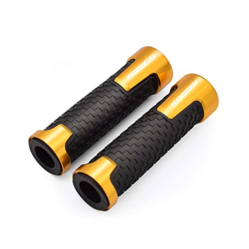 Griff R1250GS Motorrad 7/8 '' 22/24 MM Aluminium Lenkergriffe CNC Racing Lenkergriff Für BMW R1250GS R1250 GS R 1250 GS Lenkerabdeckung(Gold) von WITTYL