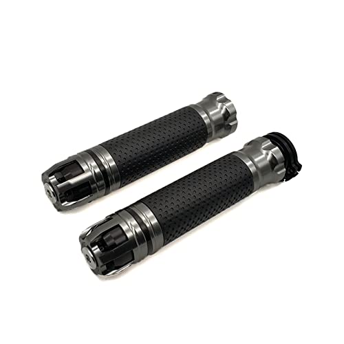 Griff Universal 22 24MM CNC Motorrad Lenkergriffe Lenkerenden Für NC700 S X VTX1300 CB R650F 650F VFR 750 800 VTR1000F Lenkerabdeckung(Titanium) von WITTYL