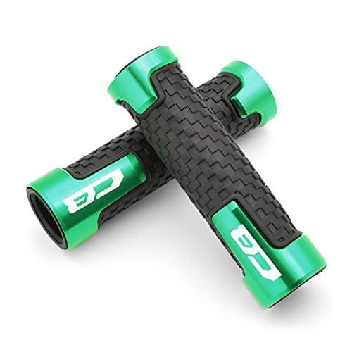 Griff Universal 7/8" CNC Motorrad Lenkergriff Für CB400 CB500F CB500X CB190R CB250R CB300R CB750 CB1100 CB1000 Lenkerabdeckung(Green) von WITTYL