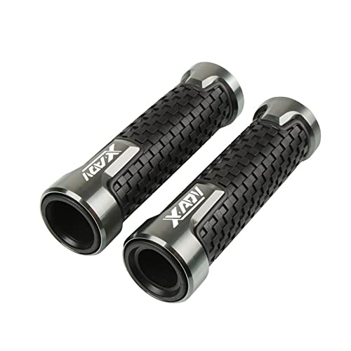 Griff XADV Motorrad Zubehör Gummi Lenker Handgriffe Bar End Gel Grip CNC Für X-ADV 750 2017 2018 2019 2020 2021 2022 Lenkerabdeckung(Grey) von WITTYL