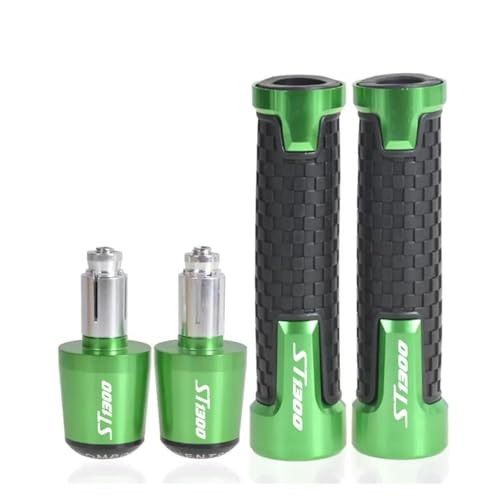 Motorrad 22 Mm CNC-Motorrad-Lenkergriffe, Endstopfen Für ST1300 A ST 1300 (2003–2012, 2011, 2010, 2009, 2008) Griffende(Green) von WITTYL