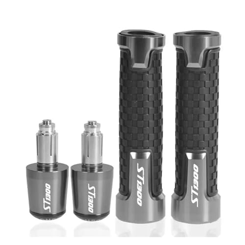 Motorrad 22 Mm CNC-Motorrad-Lenkergriffe, Endstopfen Für ST1300 A ST 1300 (2003–2012, 2011, 2010, 2009, 2008) Griffende(Grey) von WITTYL