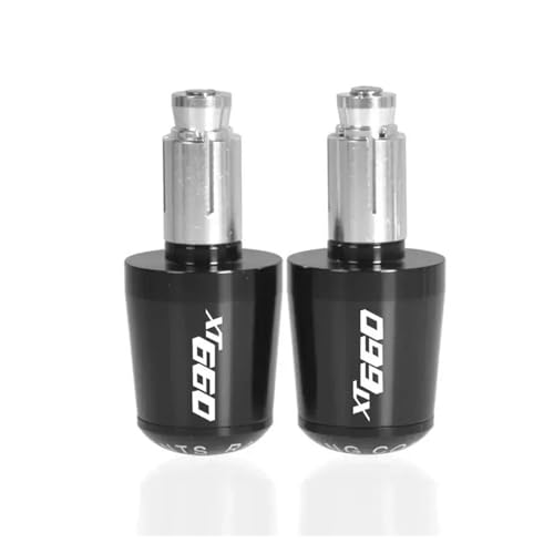 Motorrad 22 Mm Motorrad-Lenkergriffe, Lenkerendkappen Für XT660E, XT660R, XT660X, XT660 (1990–2017) Griffende(Black) von WITTYL