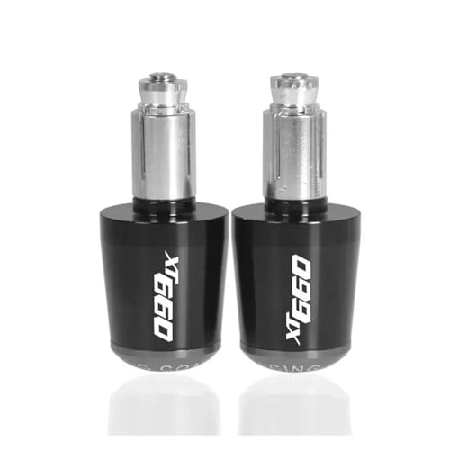 Motorrad 22 Mm Motorrad-Lenkergriffe, Lenkerendkappen Für XT660E, XT660R, XT660X, XT660 (1990–2017) Griffende(Grey) von WITTYL