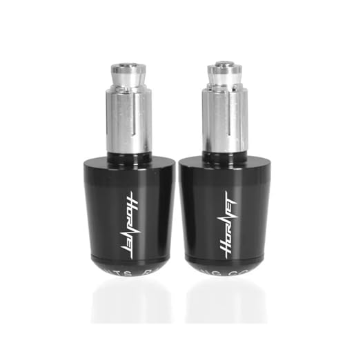 Motorrad 22 Mm Motorrad-Lenkergriffe, Lenkerkappen, Endstopfen Für CB600F CB600 CB599 CB900F Hornet 250 600 900 CB500F CB919 Griffende(Black) von WITTYL