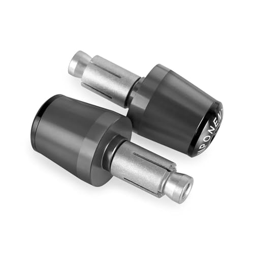 Motorrad 22 Mm Motorrad-Lenkergriffe, Rutschfest, Rutschfest, Stabil, Für BMW F850GS 2021, 2022, 2023 Griffende(Grey) von WITTYL