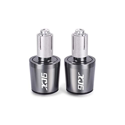 Motorrad 7/8 "22mm Motorrad LenkerendenPlug Slider Lenkerendgriffe Kappe Für XJ6 XJ6N DIVERSION 2017 2018 2019 2020 2021 Griffende(Titanium) von WITTYL