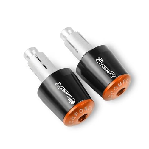 Motorrad Für BMW F 800 R 2011 2012 2013 2014 2015 2016 Motorrad 7/8" 22MM Lenkergriffe Lenkerendkappe Griffende(Black Orange) von WITTYL