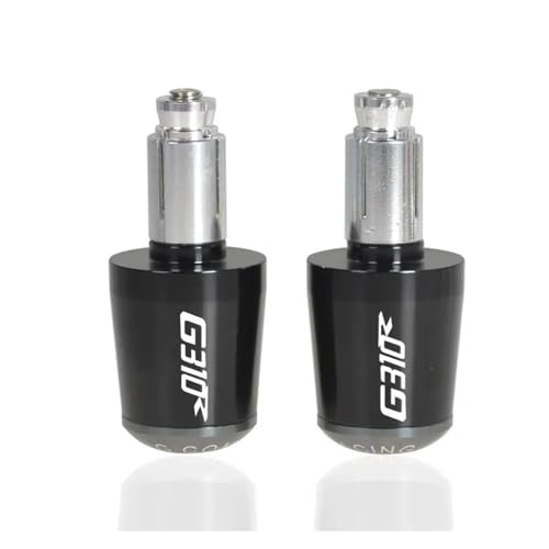 Motorrad Für BMW G310R, G 310 R, G-310R, G310GS, Alle Baujahre, 7/8" Motorrad-Universal-Lenkergriffe, Lenkerkappen, Endstopfen, Schieber Griffende(Grey) von WITTYL