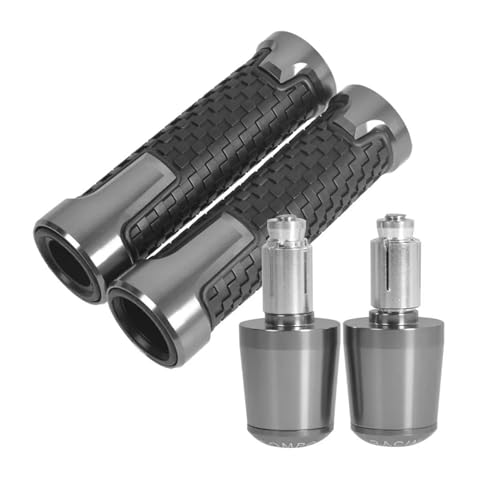 Motorrad Für SUZUKI GSR400 GSR750 GSR600 GSR 600 750 400 2006–2021 2020 7/8'' 22 Mm Motorrad-Lenkergriffe Lenkerendenstopfen Griffende(Grey) von WITTYL