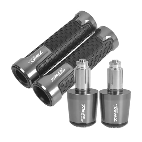 Motorrad Für YZF T-Max 560 T-Max 560 2020 2021 2022 Motorradzubehör: 22 Mm Lenkergriffe, Endkappen Griffende(Grey) von WITTYL
