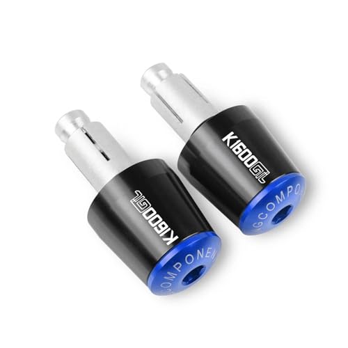 Motorrad Lenkerenden-Griffe Für BMW K1600GTL K1600GT L K1600 GTL 2011-2018 7/8" 22 Mm Motorrad-Lenker-Gegengewichtsstopfen Schieber Griffende(Blue) von WITTYL