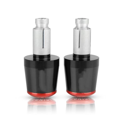 Motorrad Motorrad Griff Bar Ends Handgriffe Kappen Lenker Getriebe Ausgewogene Stecker Slider Für CBR1100XX CBR 1100 XX 1997-2006 1998 Griffende(Black-Red) von WITTYL