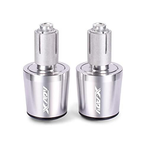 Motorrad Motorrad Handgriffe Bar End Plug Moto Lenkerkappen Für X-ADV X ADV 750 X ADV750 XADV 750 Zubehör 2021 2016-2022 Griffende(Silver) von WITTYL